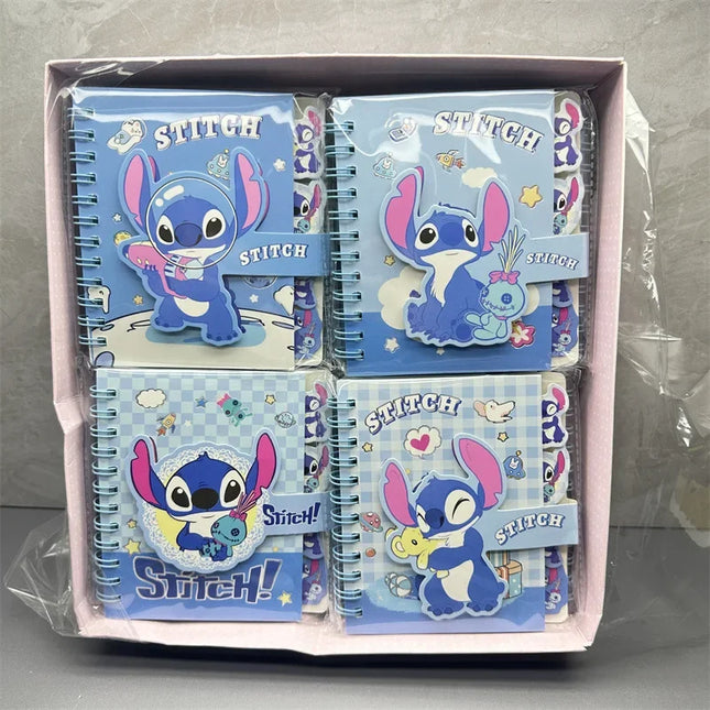 New Stitch Notebook Cute Anime Cartoon School Supplies Portable Diary Fashion Office Supplies Coil Book Children Holiday Gift