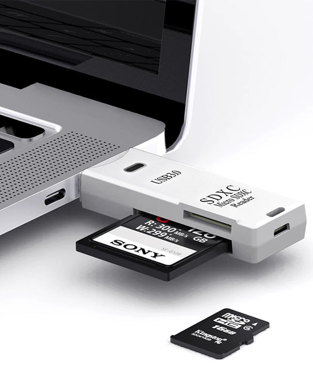 2 in 1 USB 3.0 Card Reader Micro TF sd card Reader usb adapter High Speed Cardreader TF Memory card For PC Laptop Accessories