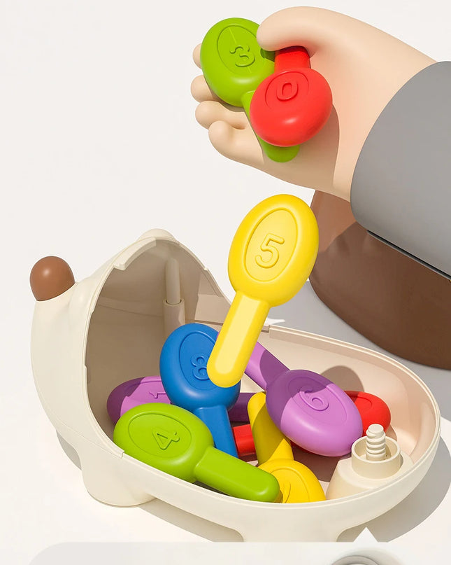 Montessori Hedgehog Toys Baby Concentration Training Education Toys Fine Motor Sensory Educational Toy for Kids Birthday Gifts