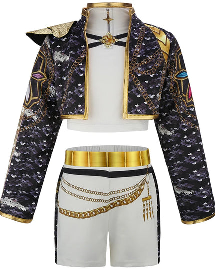 Kpop Girls Stage performance cos Halloween Carnival  theme party performance Idol Roleplay Fashion girls suits