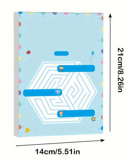 Montessori Maze Game Book, Concentration Training Maze Game, Early Development Toys Book