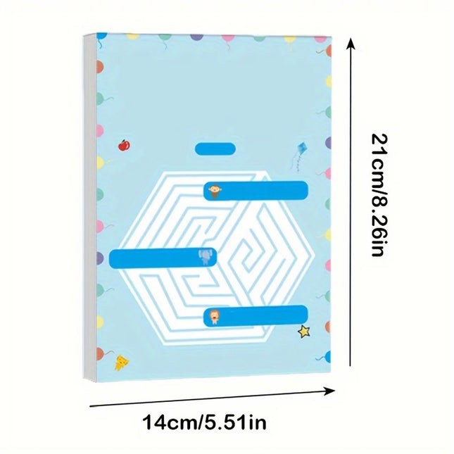 Montessori Maze Game Book, Concentration Training Maze Game, Early Development Toys Book