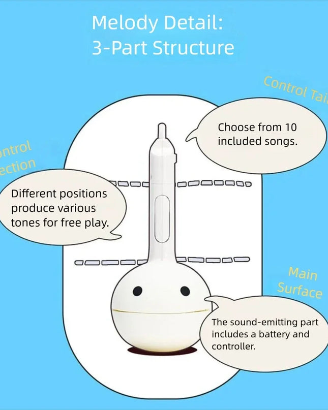 Electronic Music Toys - Creative Sound-producing Electronic Toys, Soothing And Relaxing Musical Instruments Cute Musical Notes