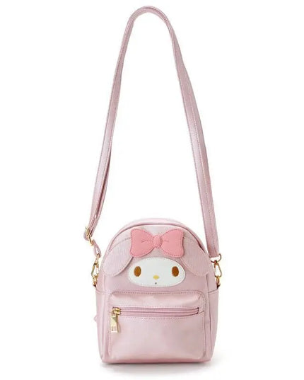 Sanrio Kawaii Hello Kitty Cinnamoroll My Melody Kuromi Pom Pom Purin Backpack Crossbody Messenger Bag Small Schoolbag Y2k Bag