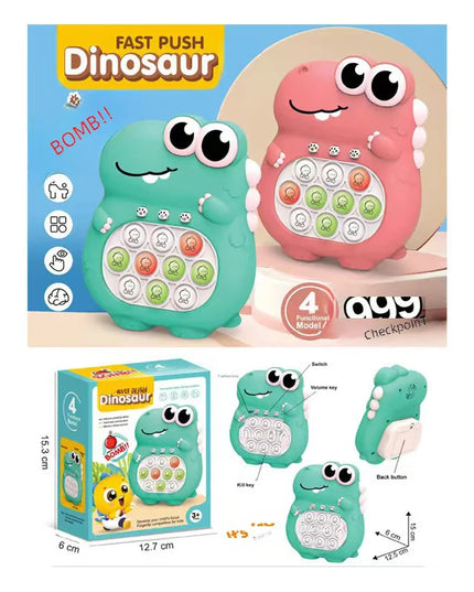 Upgraded Electronic Pop Light Fidget Toy for Children and Adults, Quick Push Game, Stress Relief, Sensory Toy, Gift
