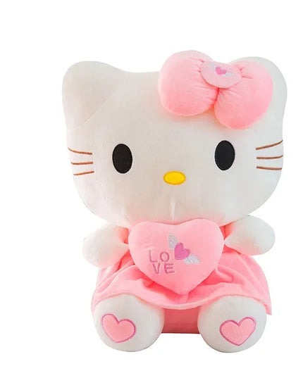 Hello Kitty Plush Stuffed Toys 25-55cm Cute Anime Cartoon Soft Pillow Doll For Children Birthday Xmas Gifts