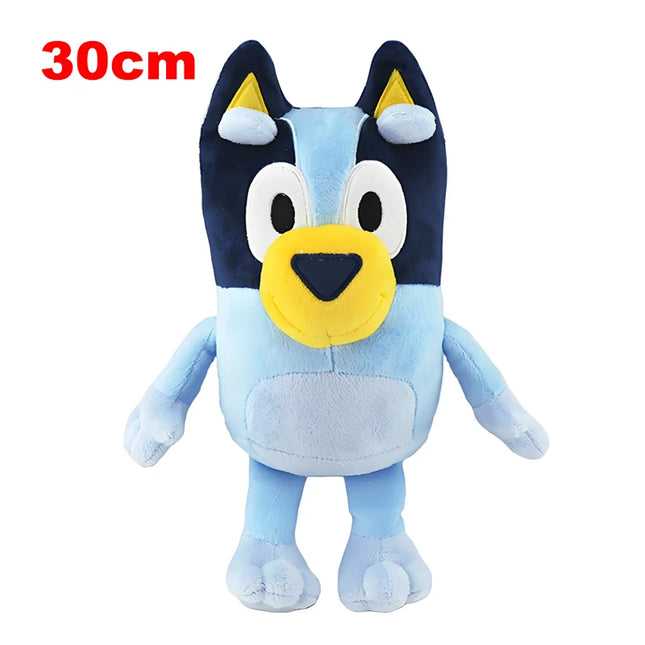 20/30CM Bluey And Bingo Plush Dolls Shining Star Eye Bluey Bingo Anime Plush Stuffed Toys Birthday Christmas Gift For Children