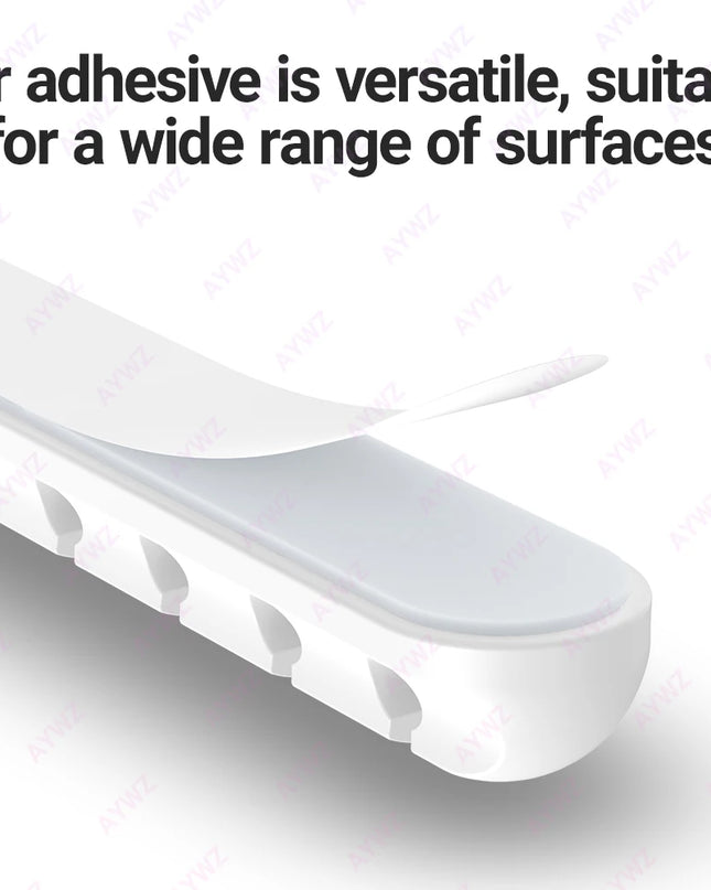 Adhesive Cable Holder Clips Cord Management Wire Organizer for Desktop USB Charging Cable Nightstand Power Cord Mouse Cable 1pc