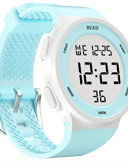 Watches for Women, Fashion Watch With High-Resolution LED Definition Display, Waterproof Multi-Function Electronic Digital Watch