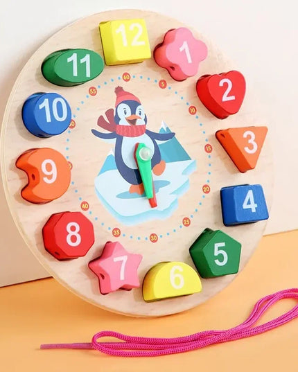Montessori Wooden Toys for Babies 1 2 3 Years Boy Girl Gift Baby Development Games Wood Puzzle for Kids Educational Learning Toy