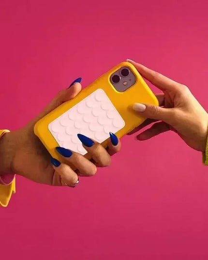 Phone Silicone Suction Cup Holder Multifunctional Suction Cup Wall Stand Square Anti-Slip Single-Sided Case Mount Back Sticker