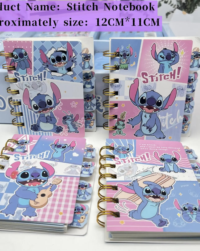New Stitch Notebook Cute Anime Cartoon School Supplies Portable Diary Fashion Office Supplies Coil Book Children Holiday Gift
