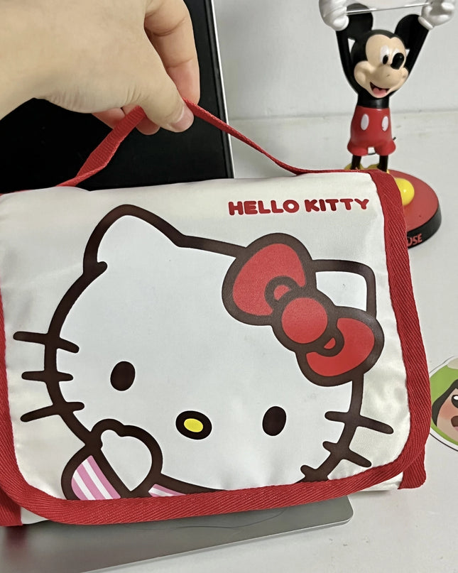 Cute Portable Travel Wash Up Storage Bag Girls Gifts Hello Kitty Kuromi Stitch KT Cat Cartoon Cosmetic Bag For Girl Kawaii Gifts