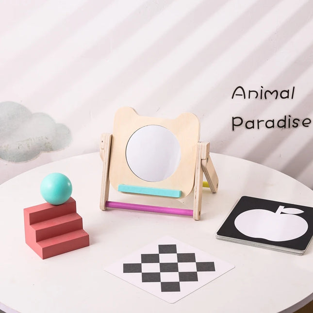 Montessori Wood Toys 0-12Months Baby Colorful Geometry Grasping Board Toys Newborn Sensory Touch Shape Recognition Game Toy Gift