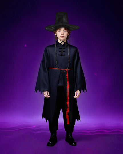 Kids Set KPOP Boys Cosplay Costume Little Boy Anime Cosplay Clothes Halloween Carnival Party Uniform Prop