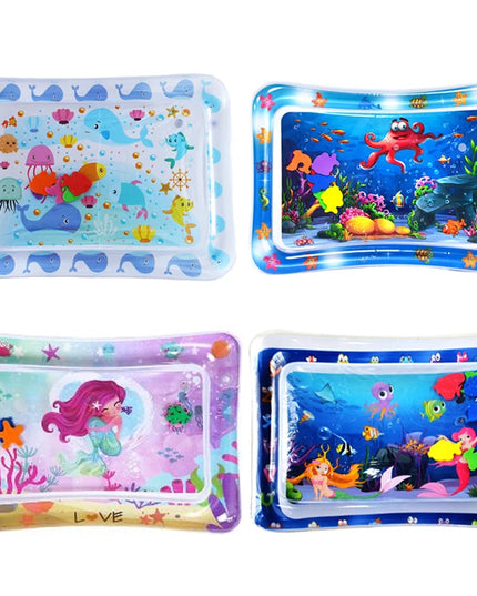 Baby Water Play Mat PVC Inflatable Cushion Infant Tummy Time Summer Toddler Water Pad Kids Early Education Developing Toys Gift