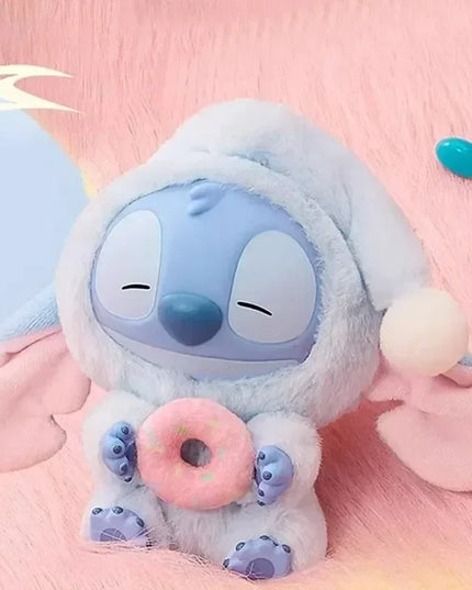 NEW Stitch Eat Something Before Sleep Series Blind Box Plush Dolls Pendant Cute Doll Ornament Mystery Box Surprise Toys Gifts