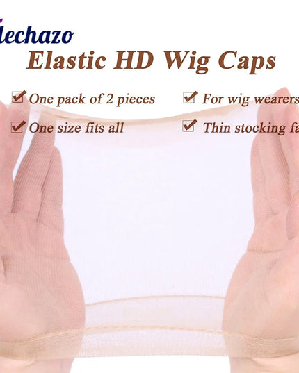 HD Wig Cap Weave Caps 6Pcs Skin Tone Bald Cap Hairnet Skin Tone Realistic Look Hd Scalp Wig Cap For Wigs Bundles Installation
