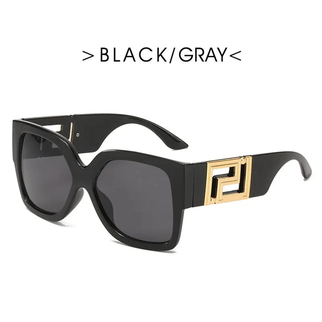 Sunglasses Men Women Vintage Oversize Trendy Square Gradient Shades Sun Glasses 2023 Luxury Brand Design Fashion UV400 Eyewear