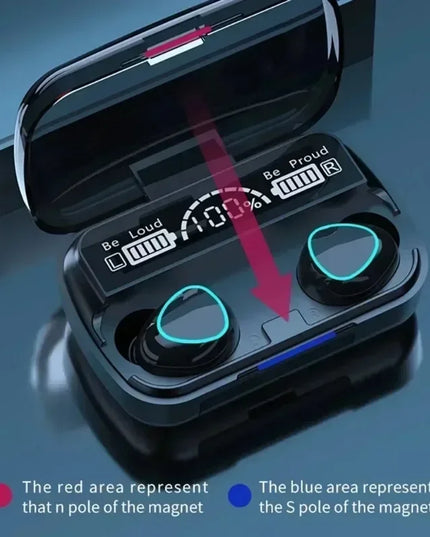 M10 Wireless Headphone Bluetooth Earphones Waterproof Earpieces Sport Earbuds For Huawei Iphone OPPO Xiaomi TWS Music Headset