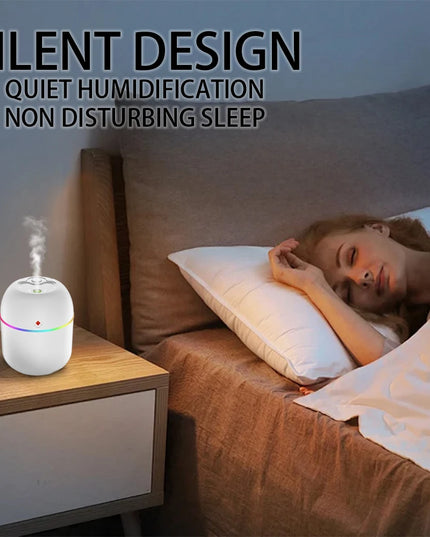 Mini Portable Air Humidifier USB Atomizer Aroma Diffuser Desktop Indoor Household Mute Hydrating Air Atomization Humidifie