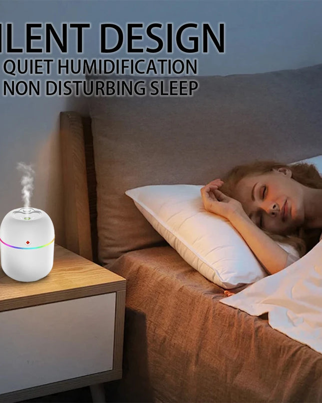 Mini Portable Air Humidifier USB Atomizer Aroma Diffuser Desktop Indoor Household Mute Hydrating Air Atomization Humidifie