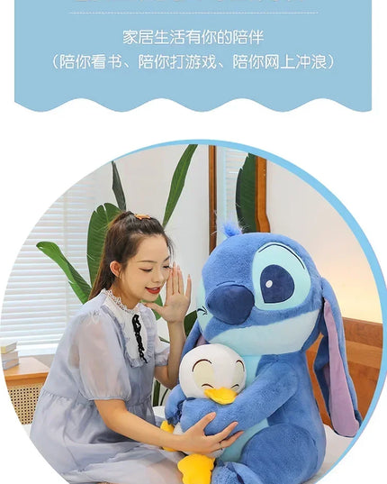 30/45cm  Stitch Plush Toy - Cute Lilo & Stitch Doll,Kawaii Donald Duck Stuffed Animal,Soft Birthday Gift for Kids Children