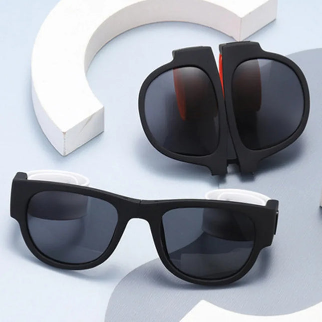 New Folding Snap Ring Riding Sunglasses Sunglasses Sunglasses for Men Sunglasses Folding Bracelet SunGlasses UV400