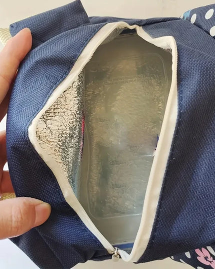 Stitch Anime Insulated Lunch Bag, Thermal Lunch Box Satchel Bag For Office, Picnic, Beach, Travel, Cute Cartoon Lunch Bag