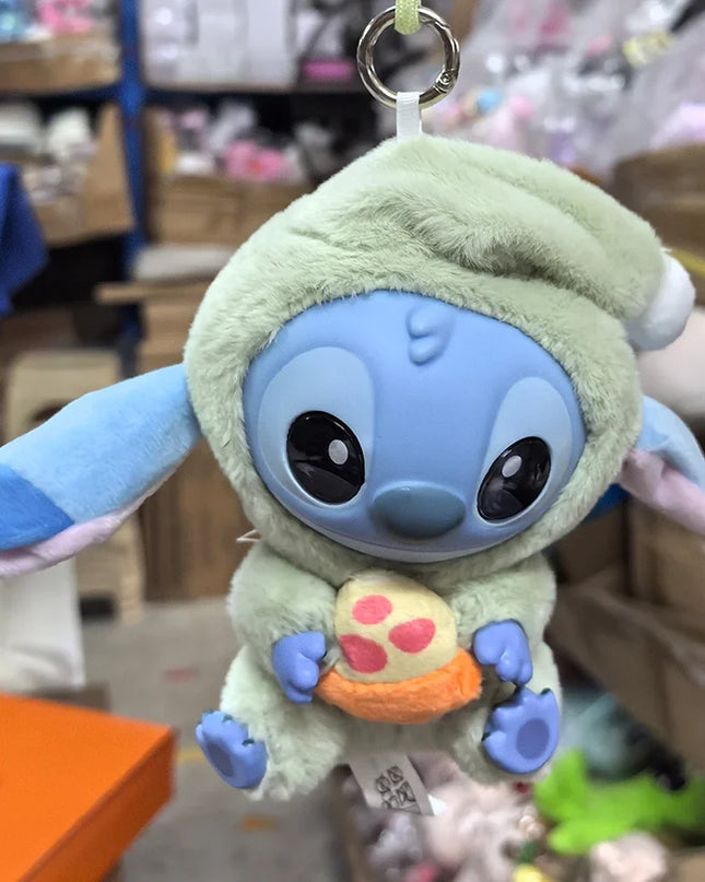 2025hot Stitch Eat Something Before Sleep Series Blind Box Plush Vinyl Toys Cute Doll Labu V3 Mystery Box Bag Pendant Decor Gift