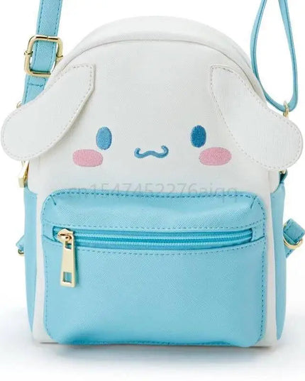 Sanrio Kawaii Hello Kitty Cinnamoroll My Melody Kuromi Pom Pom Purin Backpack Crossbody Messenger Bag Small Schoolbag Y2k Bag