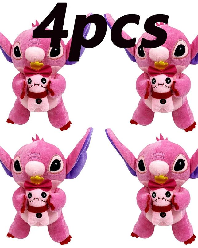 12cm 20cm 25cm Stitch Stuffed Plush Models Cartoon Stuffed Plush Dolls Anime Plush Baby Toys Kawaii Kids Birthday Gift