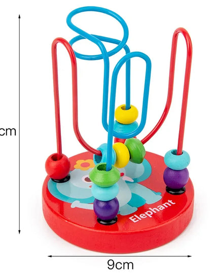 Baby Educational Toy Montessori Wooden 3D Toys Childhood Learning  Kids Baby Colorful Wooden Blocks For Children Christmas Gift