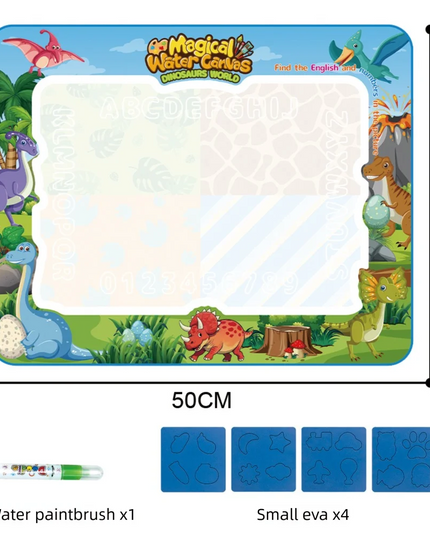 Magic Water Drawing Mat Extra Large Water Doodle Toy Set Painting Board Children Educational Toys Gift for Kids Multiple Size