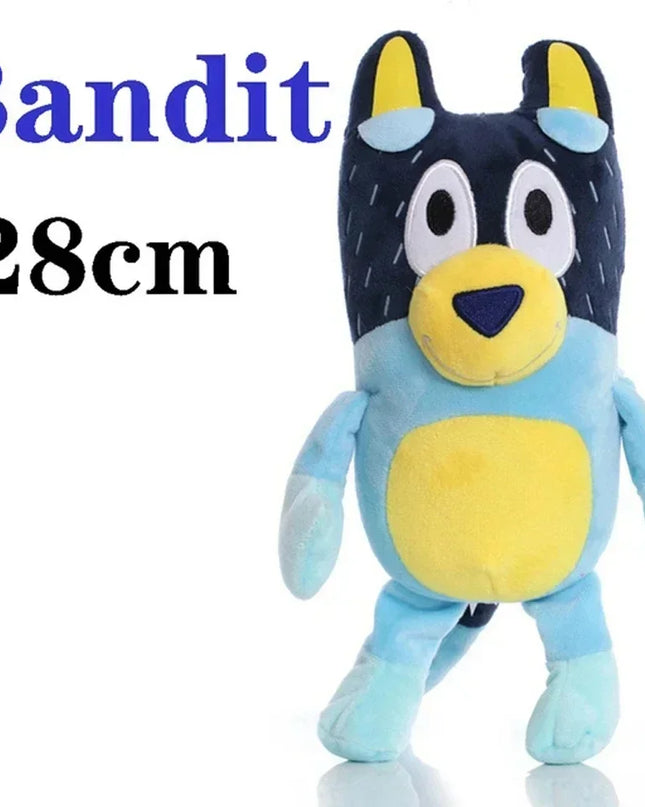 HOT SALE Bluey Dog Bingo Family Plush Toy Cartoon Dog Soft Stuffed Animals Dolls Birthday Christmas Gifts Family Blue-Y Bingo!!!