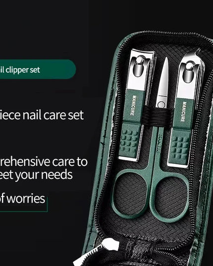 Nail Scissors Set Household High End Mens And Womens Special Nail Clippers Manicure Beauty Tools 6 Piece Portable Household