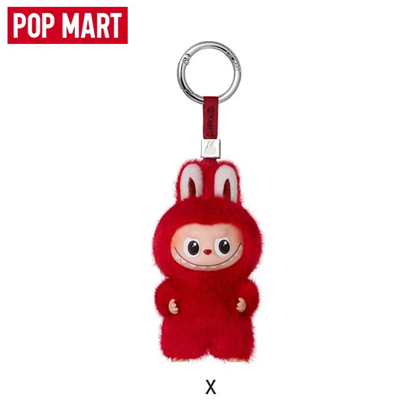 POP MART The Monsters Labubu V4 Pin for Love Series Mystery Blind Box Vinyl Face Plush Doll Pendant Keychain Toy Christmas Gifts