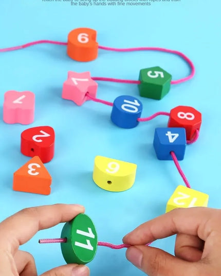 Montessori Wooden Toys for Babies 1 2 3 Years Boy Girl Gift Baby Development Games Wood Puzzle for Kids Educational Learning Toy