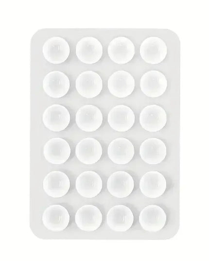 Phone Silicone Suction Cup Holder Multifunctional Suction Cup Wall Stand Square Anti-Slip Single-Sided Case Mount Back Sticker