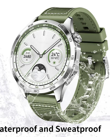 22mm Woven Braid Belt Official Strap For Huawei Watch GT4 band Wristband for Huawei Watch4 GT3 Pro Bracelet Watchband