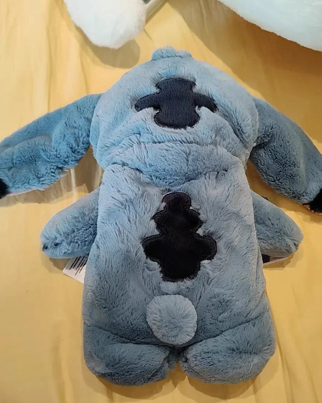 Stitch Angel Lotso peluche a mano bottiglia calda bottiglie di acqua calda inverno portatile borsa a mano calda