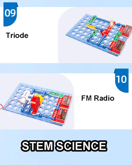 Circuit Electronic Exploration Toys for Kids tecnología Physic Education Learning Children Stem Toys Gifts Science Kits For Kids