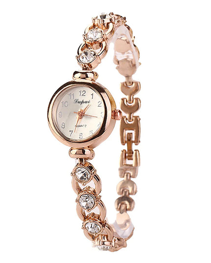 Women Watches 2024 Luxury Brands Stainless Steel Crystal Bracelet Wrist Watch Fashion Ladies Dress Reloj Mujer Montre Femme