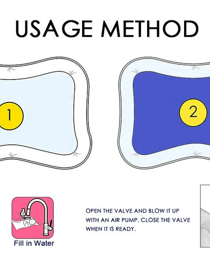 Baby Water Mat Inflatable Cushion Infant Toddler Water Play Mat for Children Early Education Developing Baby Toy Summer Toys