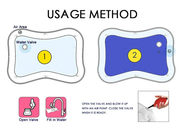 Baby Water Mat Inflatable Cushion Infant Toddler Water Play Mat for Children Early Education Developing Baby Toy Summer Toys