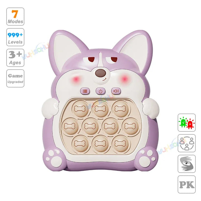 Quickly Pop Push Fidget Toys for Children Aged 3-12 To Play Puzzle Games with Sensory Toys for Relaxation and Stress Relief Gift