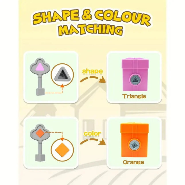 Toddler Learning Toys Montessori Train Set with Farm Animals Counting Sorting Toys Fine Motor Finger Puppets Games For Gifts