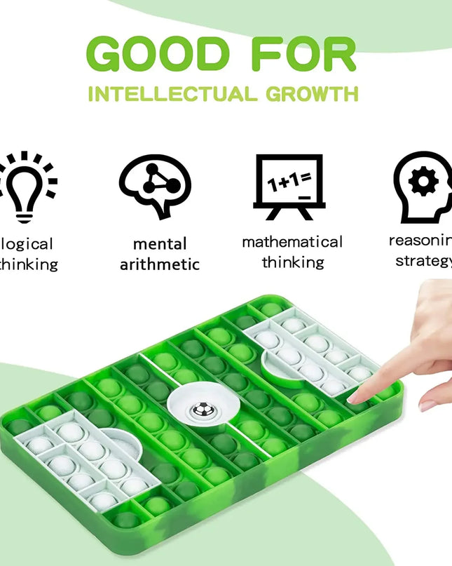 Big Pop Bubble Sensory Fidget Toy for Boys Kids Soccer Field Pop Stress Relief Fidget Popper Toy for Kids Autism ADHD Anxiety