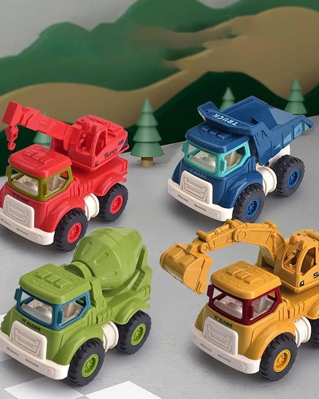 Toy Construction Vehicles Creative Inertia Car Toy Construction Trucks Multipurpose Construction Vehicle Toys Construction