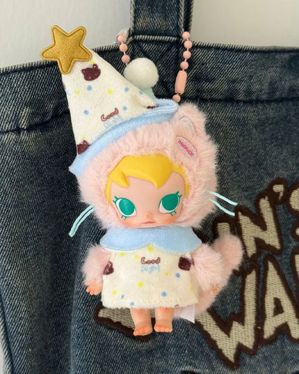 New For Mini Labubu 4.0 The Monsters Pin for Love Series Spring in the Wild Animal Jumpsuit Set For Labubu Doll Accessories Gift